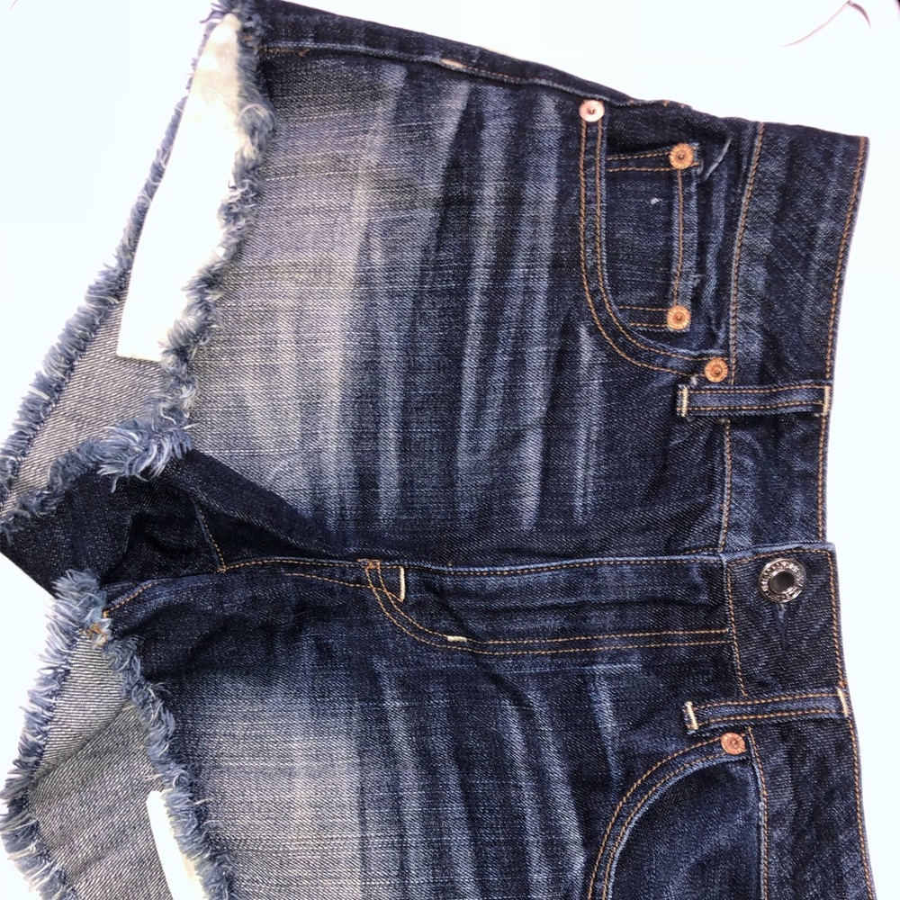 hi rise festival American eagle jean shorts